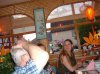 Mit Edmund Kern Sensei 8. Dan Kyoshi im Restaurant Lotus nach Vereinslehrgang 3. Juli 2009